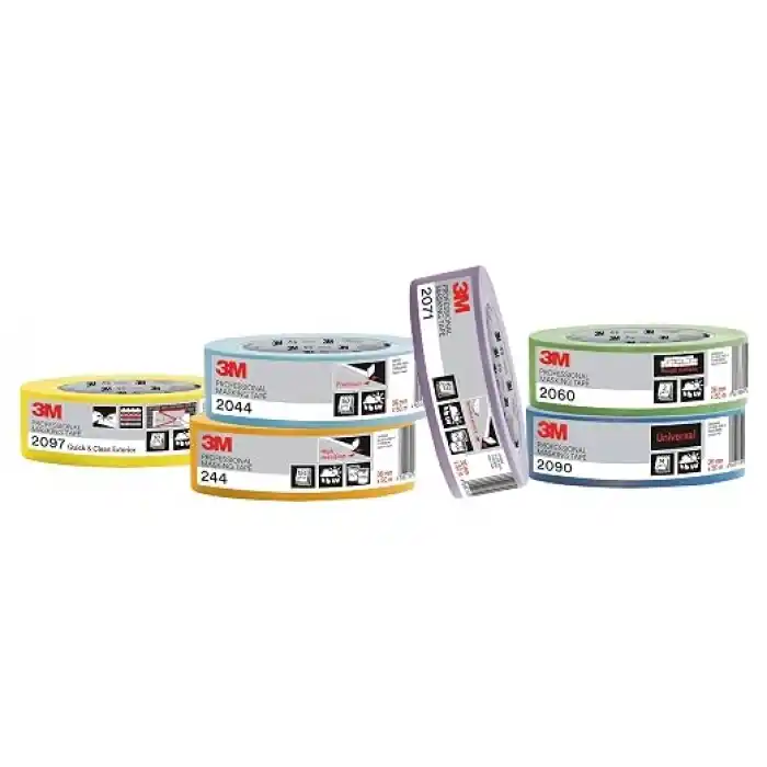 3M Hand-Masker 2090 profesyonel boya bandı, pürüzsüz yüzeyler için, UV ışınlarına dayanıklı, iç ve dış mekan, 48 mm x 50 m