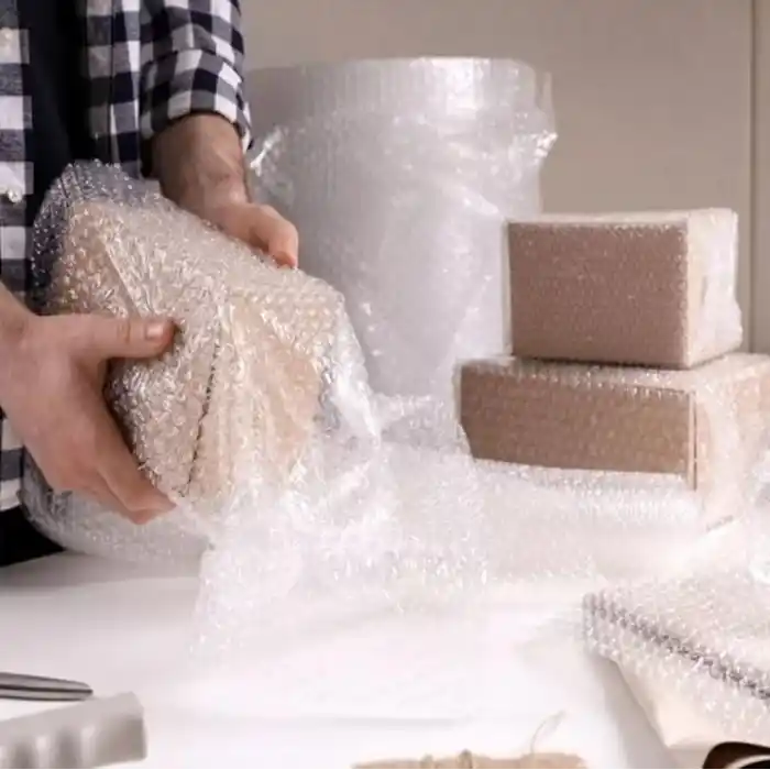 Pat-Pat Balonlu Naylon Ambalaj Malzemesi, Çift Katmanlı Hava Kabarcıklı, 100 cm x 50 m, Taşınma ve Kargo için Koruyucu Paketleme