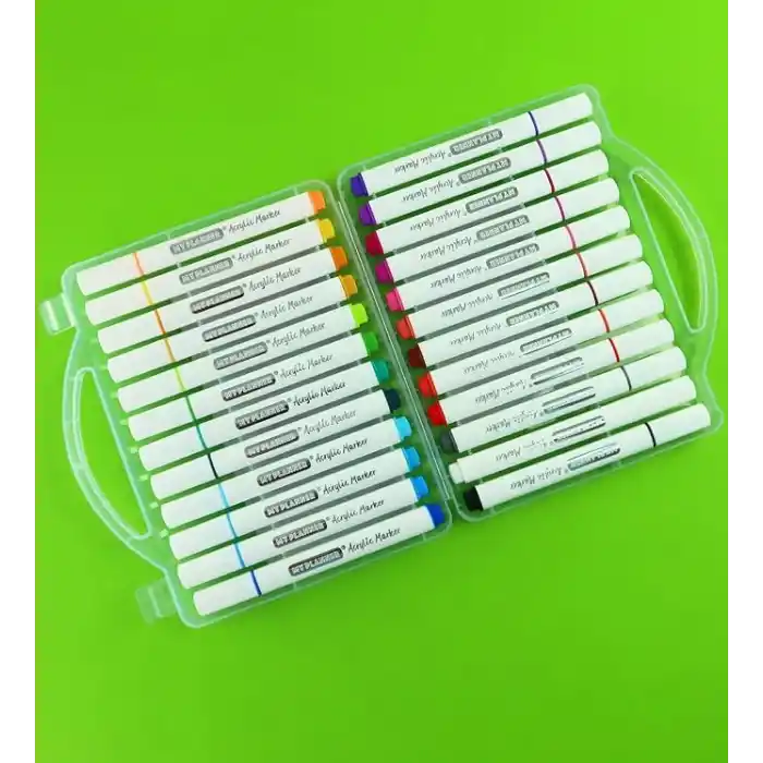24 Renk Akrilik Marker Kalem Seti