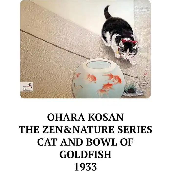 Retronote Ohara Kosan The Zen & Nature Series 4lü Defter Seti, Çizgisiz, 64 Sayfa, 14x21cm, Çok Renkli