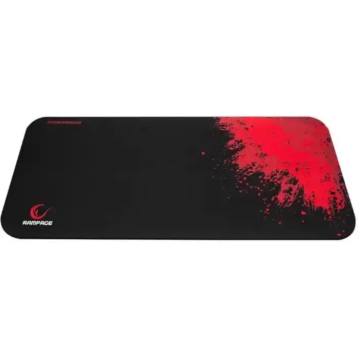 Rampage MP-20 X-Jammer 300x700x3 mm Oyuncu Mouse Pad, Siyah/Kırmızı