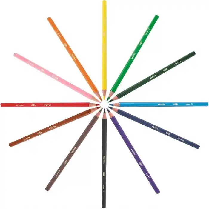 BIC Kids Evolution Kuru Boya Kalemi 25li Metal Tüp, Kıymık Oluşturmaz, Çiğnemeye Karşı Dayanıklı, Kolay Açılır