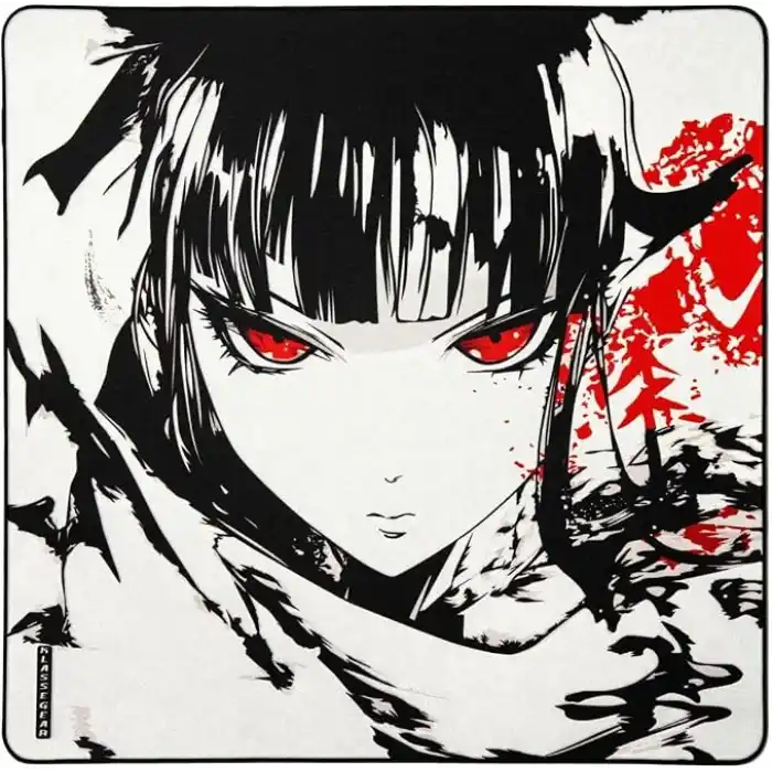 Klasse Gosu 500x500x4mm E-Sports Gaming Oyuncu Anime Mouse Pad (Akai me)