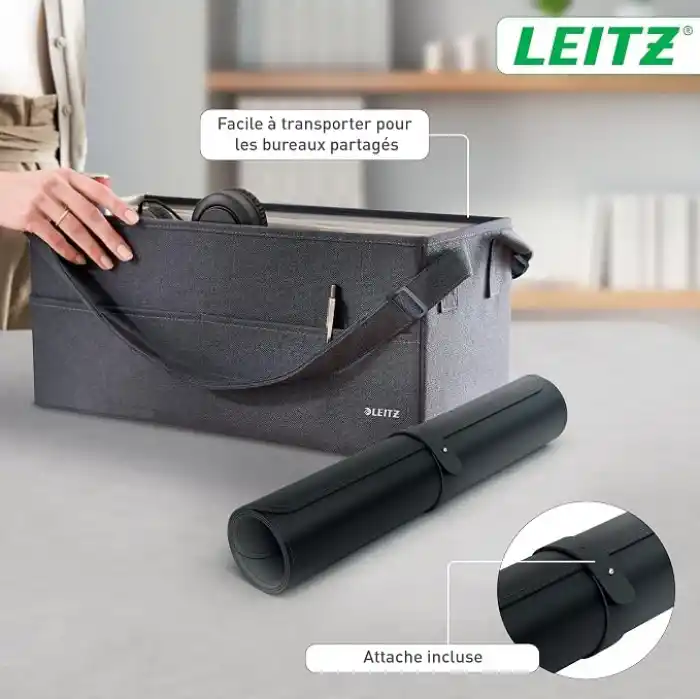 Leitz Desk Mat 40x80 cm Siyah