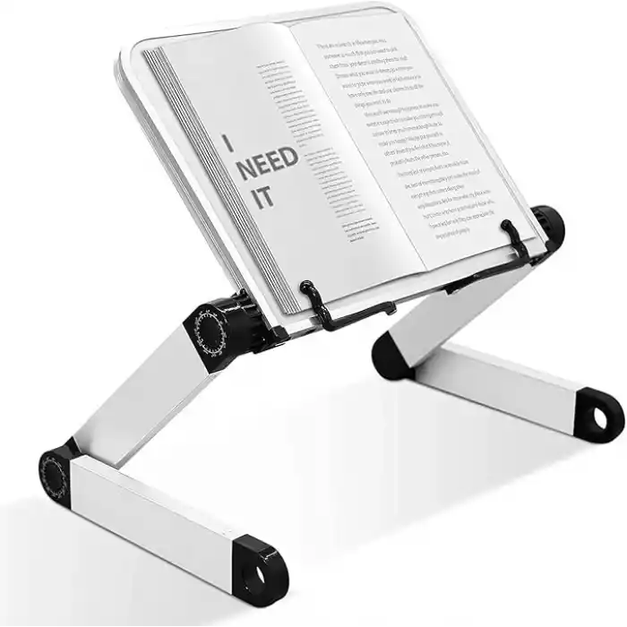 Hobimtek Metal Ayarlanabilir Kitap Okuma Standı Rahle Çok Amaçlı Laptop Tablet Standı, Hobimtek