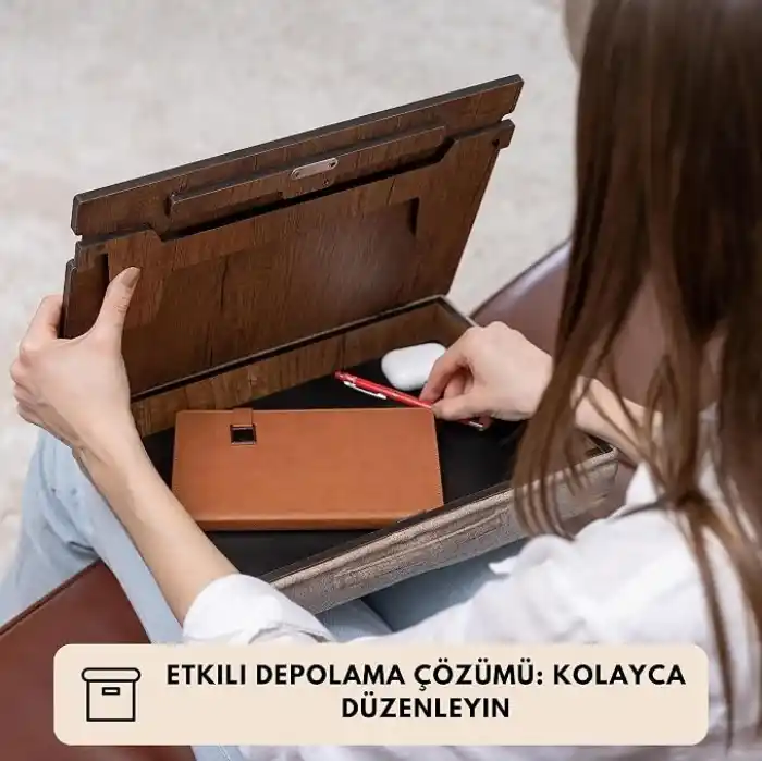 Vigo Wood - MKOS45 Minderli Kitap Okuma Standı