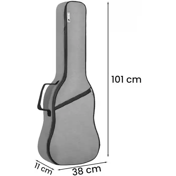 Midex CS-39 Case Klasik Gitar Soft Case Gigbag Kalın Çanta Kılıf (Pena Hediyeli)