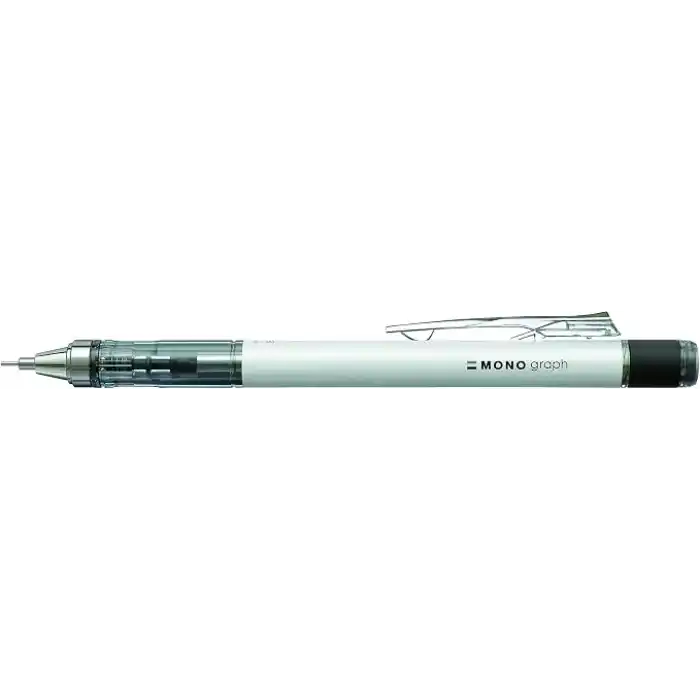 Tombow Mono Graph Neon M.Kurşun Kalem, 0,5Mm Blisterli(1Adet), Beyaz