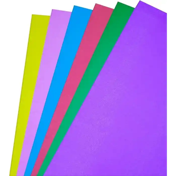 Etika Karışık Renkli Mukavva 35x50 cm - 6lı Paket
