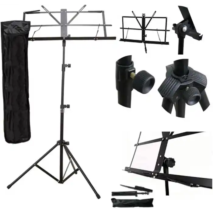 Chroma Nota Sehpası Portatif -Katlanır-Sağlam Metal Konstrüksiyon