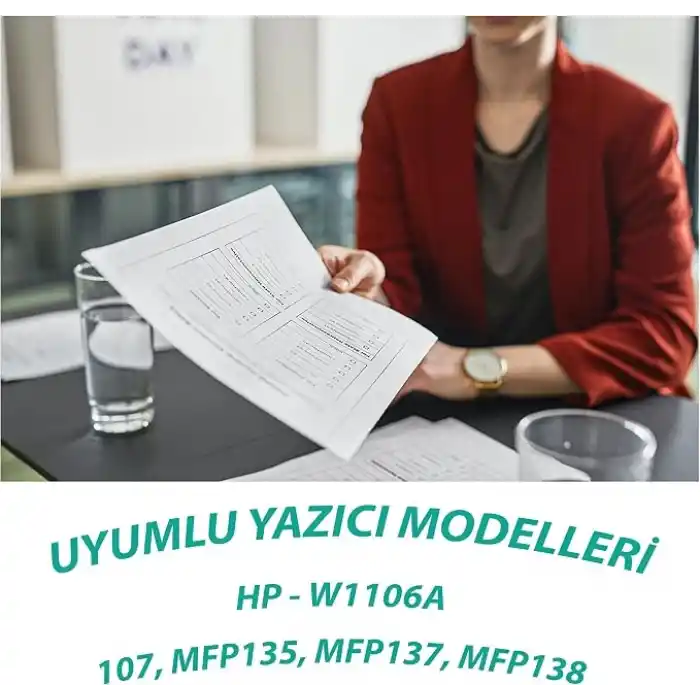 YSY 106A W1106A Uyumlu Çipli Muadil Toner - HP Laser 135w 107w 135a 107a 137fnw 138 (5.000 Sayfa / 5K)