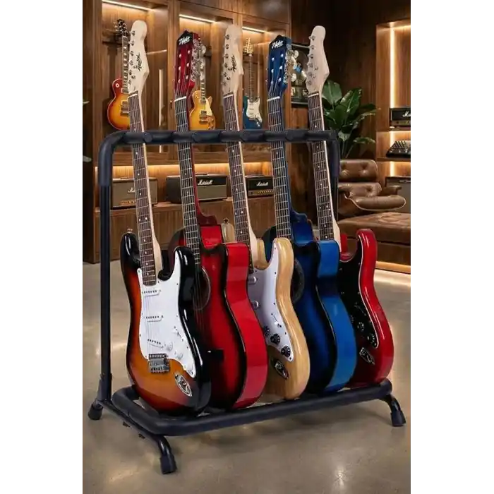 LASTVOİCE Gtr-05 Porfesyonel 5li (Beşli) Gitar Standı Sehpası
