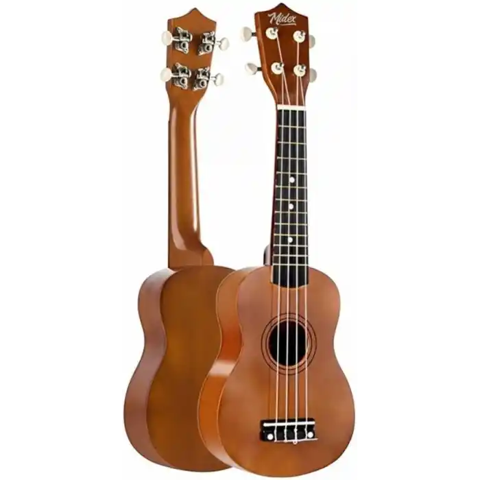 Midex UKX-901M Brown Soprano Ukulele (Askı Çanta Metod Pena)