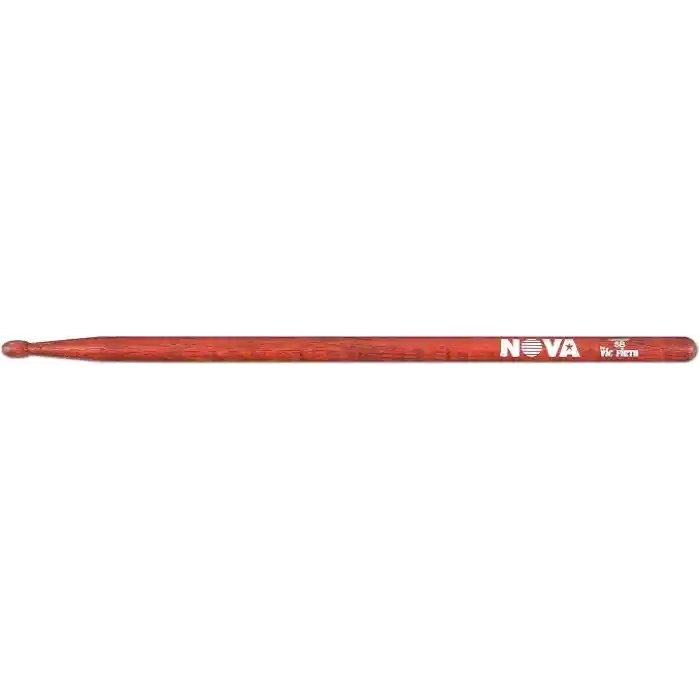 Vic firth Baget(Çift) Nova 5B Wood Red (Kırmızı), Hıckory, 1