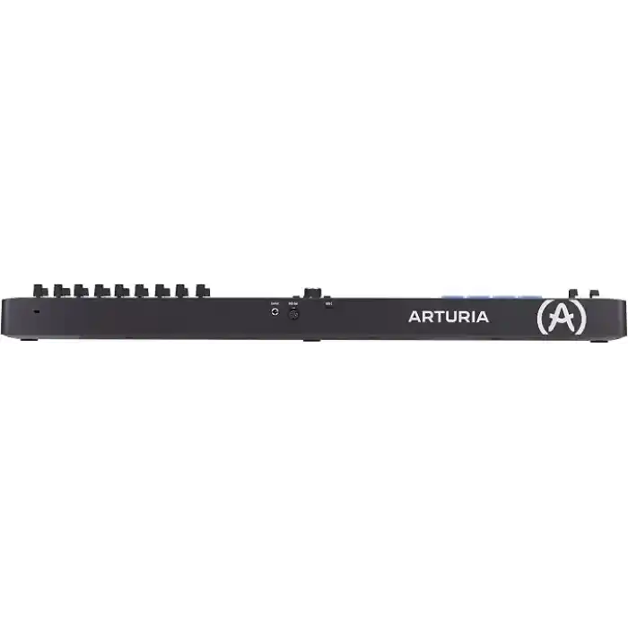 Arturia – Keylab Essential 49 mk3 | Müzik Prodüksiyonu İçin MIDI kontrolcü, Kapsamlı Yazılım Paketi, 49-Tuş, 9 Encoder, 9 Fader, 1 Modülasyon Tekerleği, 1 Pitch Bend Tekerleği, 8 pad – Siyah
