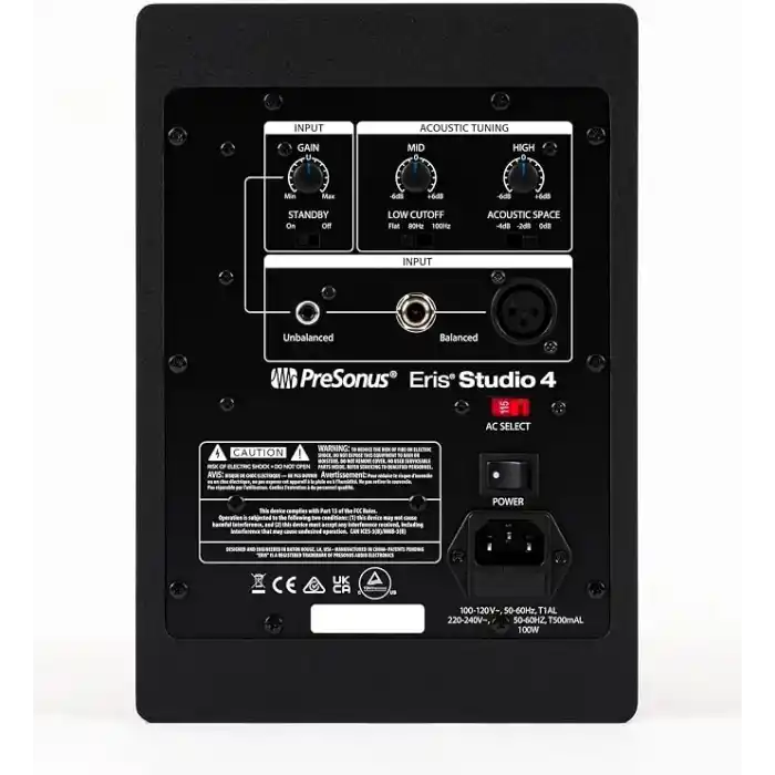 Presonus Eris Studio 4 | 4.5 2-Yollu Aktif Stüdyo Monitor, EBM Waveguide