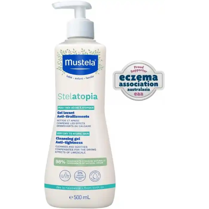 Mustela Stelatopia Gel Lavant Cleansing Gel, Lavantalı Yüz Temizleme Jeli (500ml)