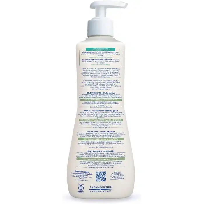 Mustela Stelatopia Gel Lavant Cleansing Gel, Lavantalı Yüz Temizleme Jeli (500ml)