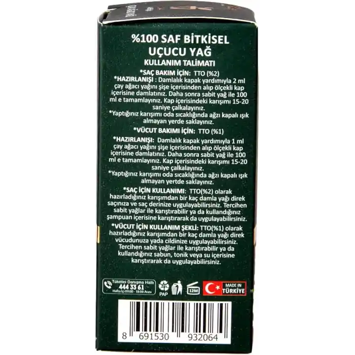 Arifoğlu Çay Ağacı Yağı 10ml%100 Saf Yağ ARLAB Pure Tea Tree Oil 10ml