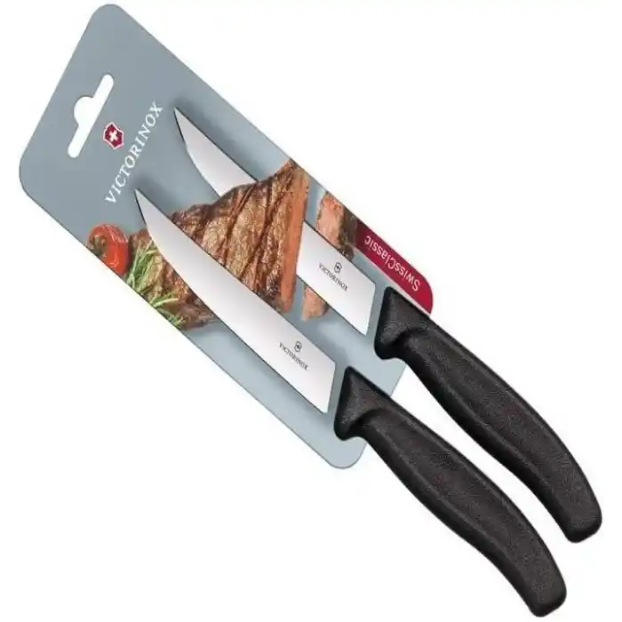 Victorinox 6.7903.12B İkili Blisterli 12 cm Steak-Biftek Bıçağı