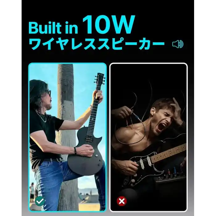 Enya NOVA GO Sonic/BK Elektro Gitar