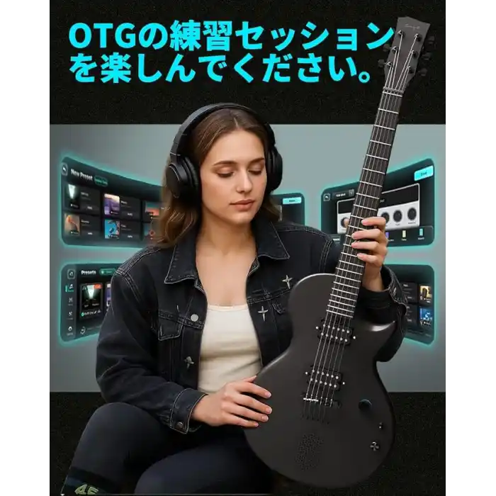 Enya NOVA GO Sonic/BK Elektro Gitar