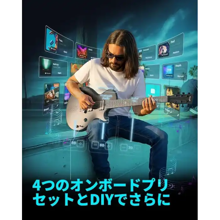Enya NOVA GO Sonic/BK Elektro Gitar