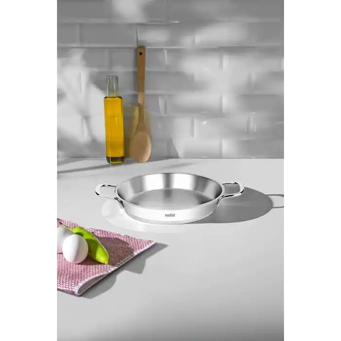 Nehir Silver Çelik İtalyan Omlet Sahan 20 cm Kapaksız
