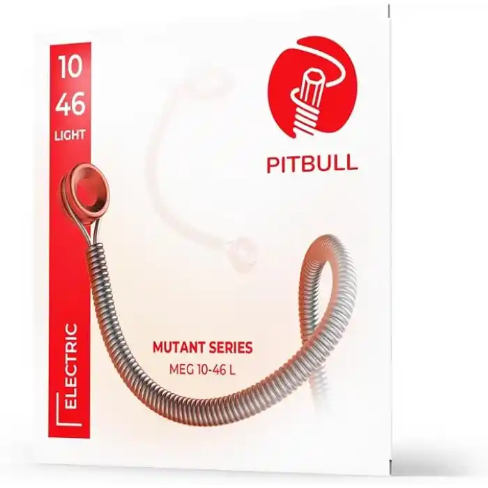 Pitbull Elektro Gitar Tel Seti, Mutant Seri, 09-42, Süper Light, MEG 09-42 SL (10-46 Light, Tekli SET)