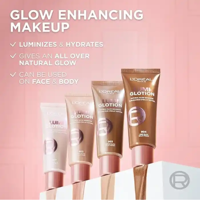 LOreal Paris Glotion All-In-One Doğal Işıltı Aydınlatıcı Losyon - 901 Fair Glow