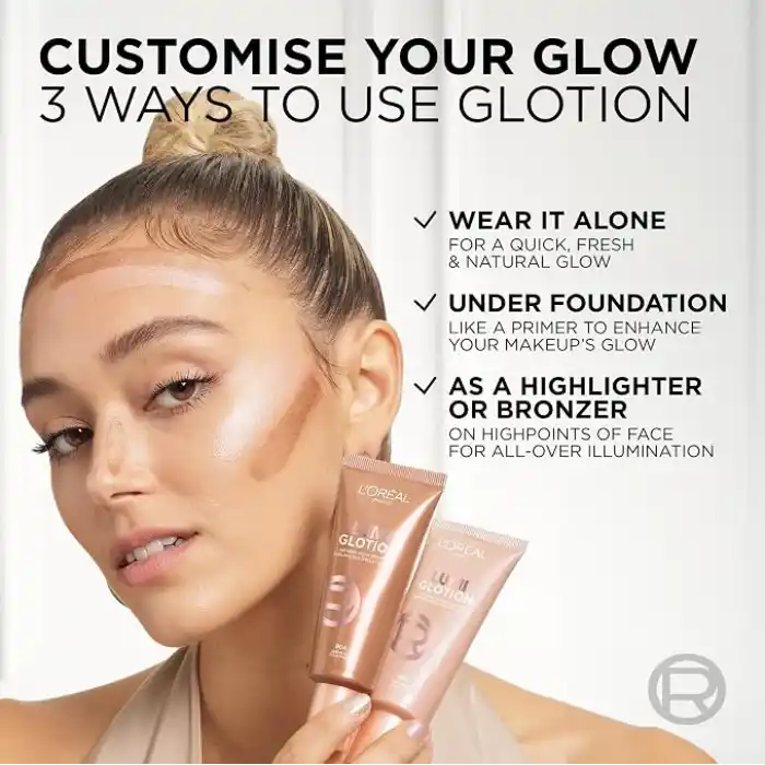 LOreal Paris Glotion All-In-One Doğal Işıltı Aydınlatıcı Losyon - 901 Fair Glow