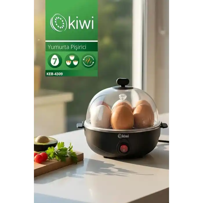 Kiwi Keb-4309 7 Yumurtalık Yumurta Pişirici, Keb-4309