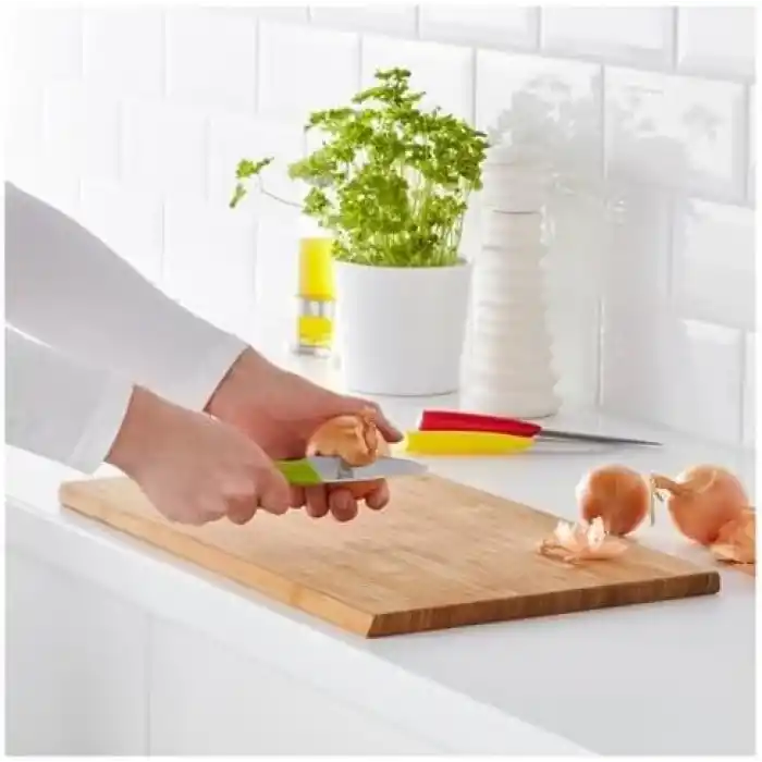 IKEA Bıçak Seti Çok Renkli Bıçak 3 Adet Paslanmaz Çelik