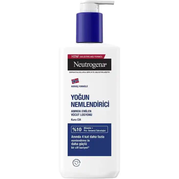 Neutrogena Norveç Formülü Yoğun Nemlendirici Vücut Losyonu 250 ml