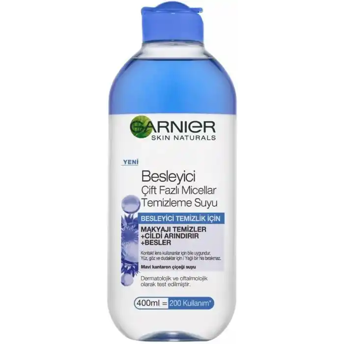 Garnier Skin Naturals Besleyici Çift Fazlı Micellar Temizleme Suyu (400 ml)
