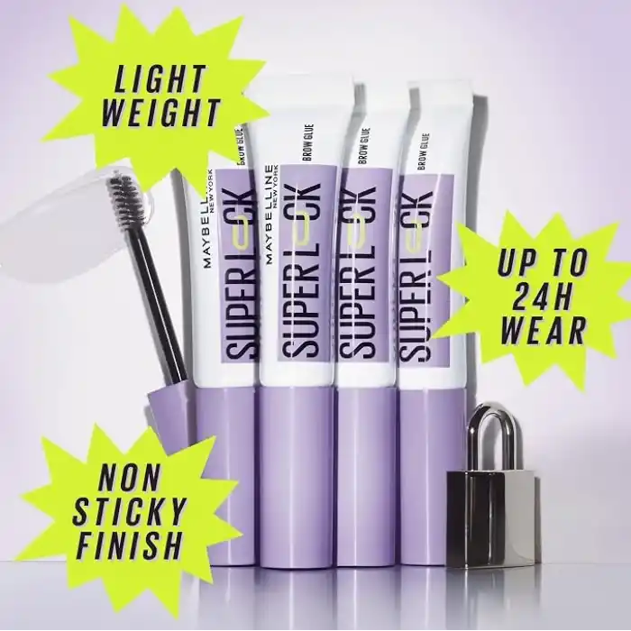 Maybelline New York Super Lock Brow Glue Kaş Sabitleyici Maskara
