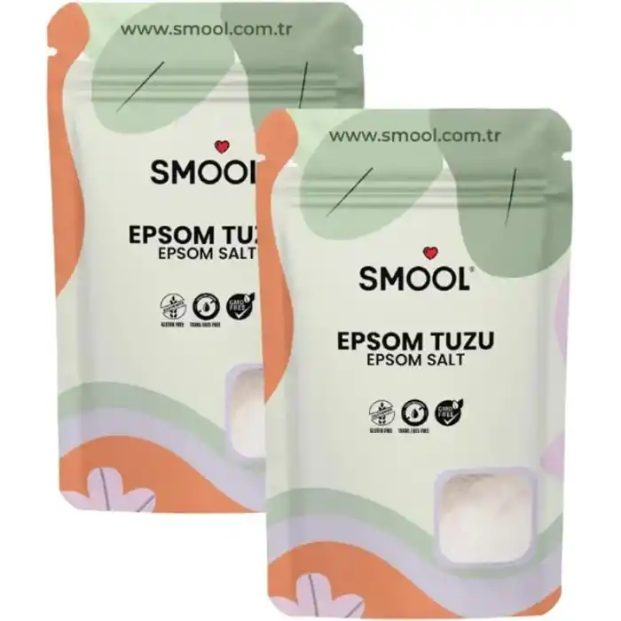 Epsom Tuzu 2li Set (2x1000 GR) İngiliz Tuzu Katkısız, Banyo Tuzu Ayak Banyosu Peeling 2 Kg