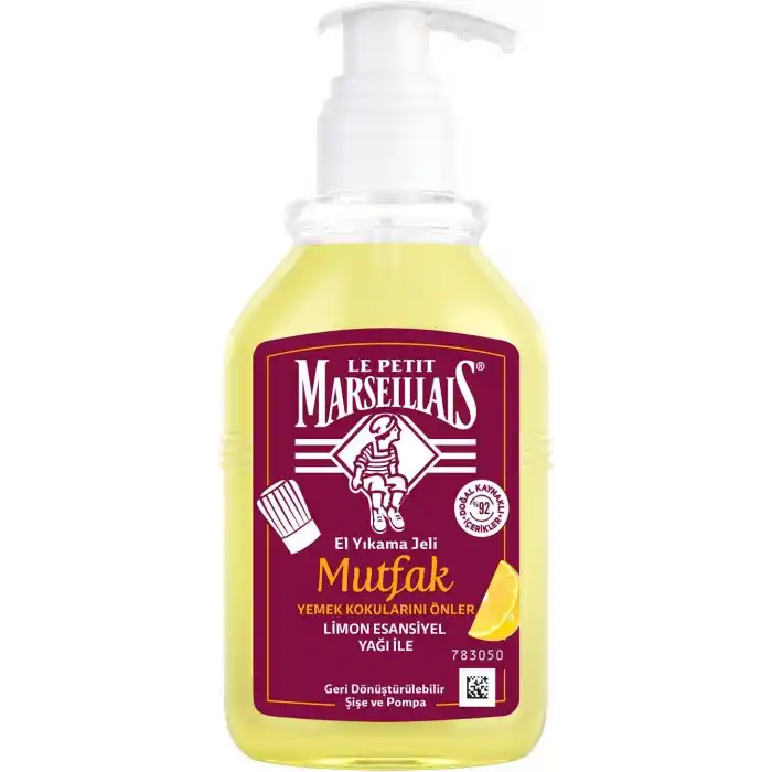 Le Petit Marseillais Mutfak El Yıkama Jeli, Limon Esansiyel Yağı 300 ml