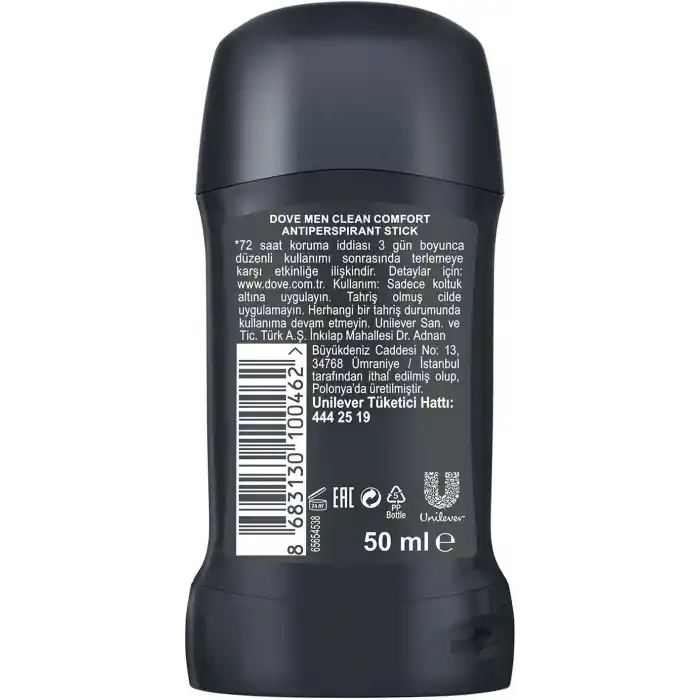 Dove Men Care Clean Comfort Stick 50 Mililitre