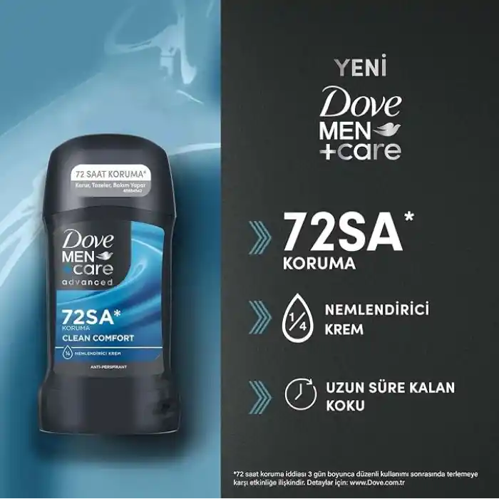 Dove Men Care Clean Comfort Stick 50 Mililitre