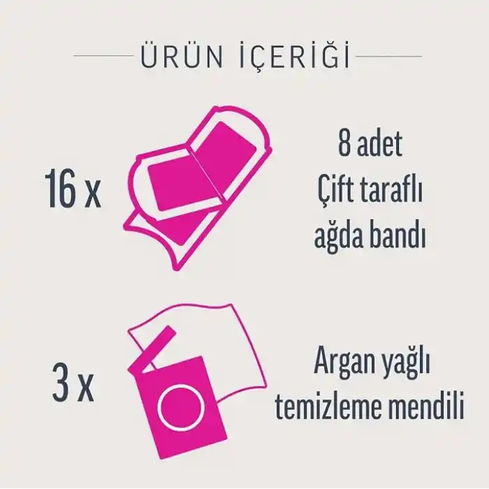 Veet Pure Hipoalerjenik Bikini Bölgesi & Koltuk Altı İçin Parfümsüz Sir Ağda Bandı (1 x 16 Adet), Bant