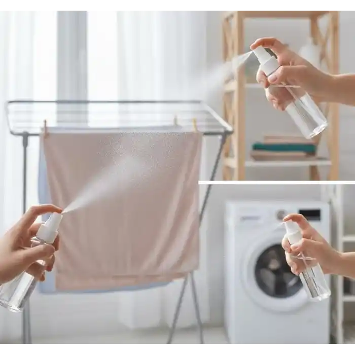 Orret Home 5’li 100 ml Boş Sprey Şişesi – Kolonya, Parfüm, Dezenfektan ve Temizlik Solüsyonları İçin Şeffaf Taşınabilir Plastik Sprey Şişesi Seti (100 Ml)