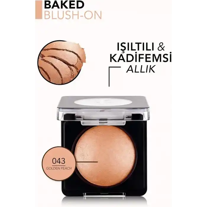 Baked Blush-On Yüksek Pigmentli & Doğal Işıltılı Fırınlanmış Allık