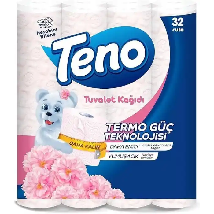 Teno Pudra Kokulu Tuvalet Kağıdı 32 Adet