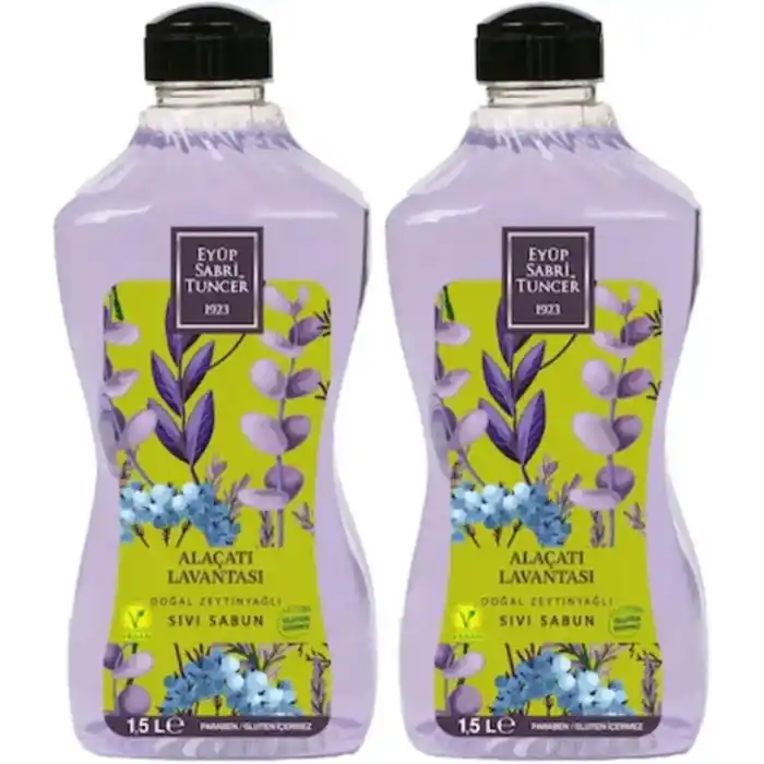 Eyüp Sabri Tuncer Alaçatı Lavantası Sıvı Sabun 1500 ml x 2