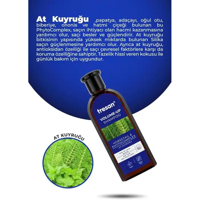 Tresan At Kuyruğu Hacimlendirici Bakım Şampuanı 300 ml