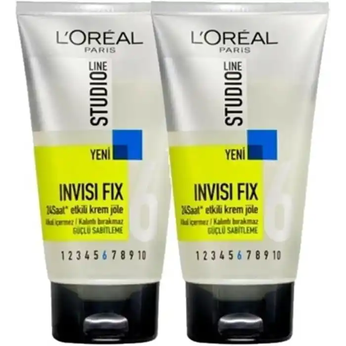 LOreal Paris Studio Line Invisi Fix Güçlü Sabitleştirme Jöle 150 ml X2, 86905950802772