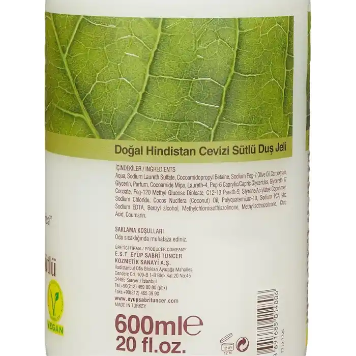 Eyüp Sabri Tuncer Doğal Hindistan Cevizi Sütlü Duş Jeli (600 Ml)