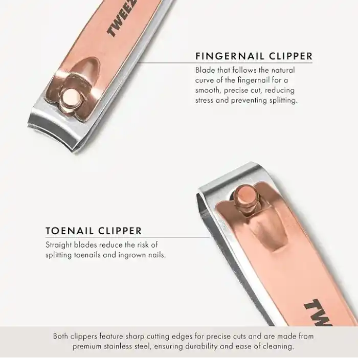 TWEEZERMAN Combo Clipper Set, Rose Gold - Tırnak Makası Seti