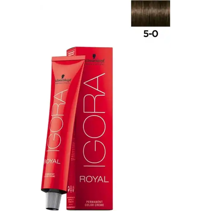 Schwarzkopf Igora Royal Saç Boyası 60ml-No - 5.0 Açık Kahve